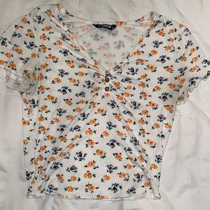 Shein Ruffled Crop Top